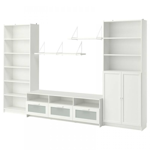 BILLY BRIMNES TV storage combination 340x41x202cm Display